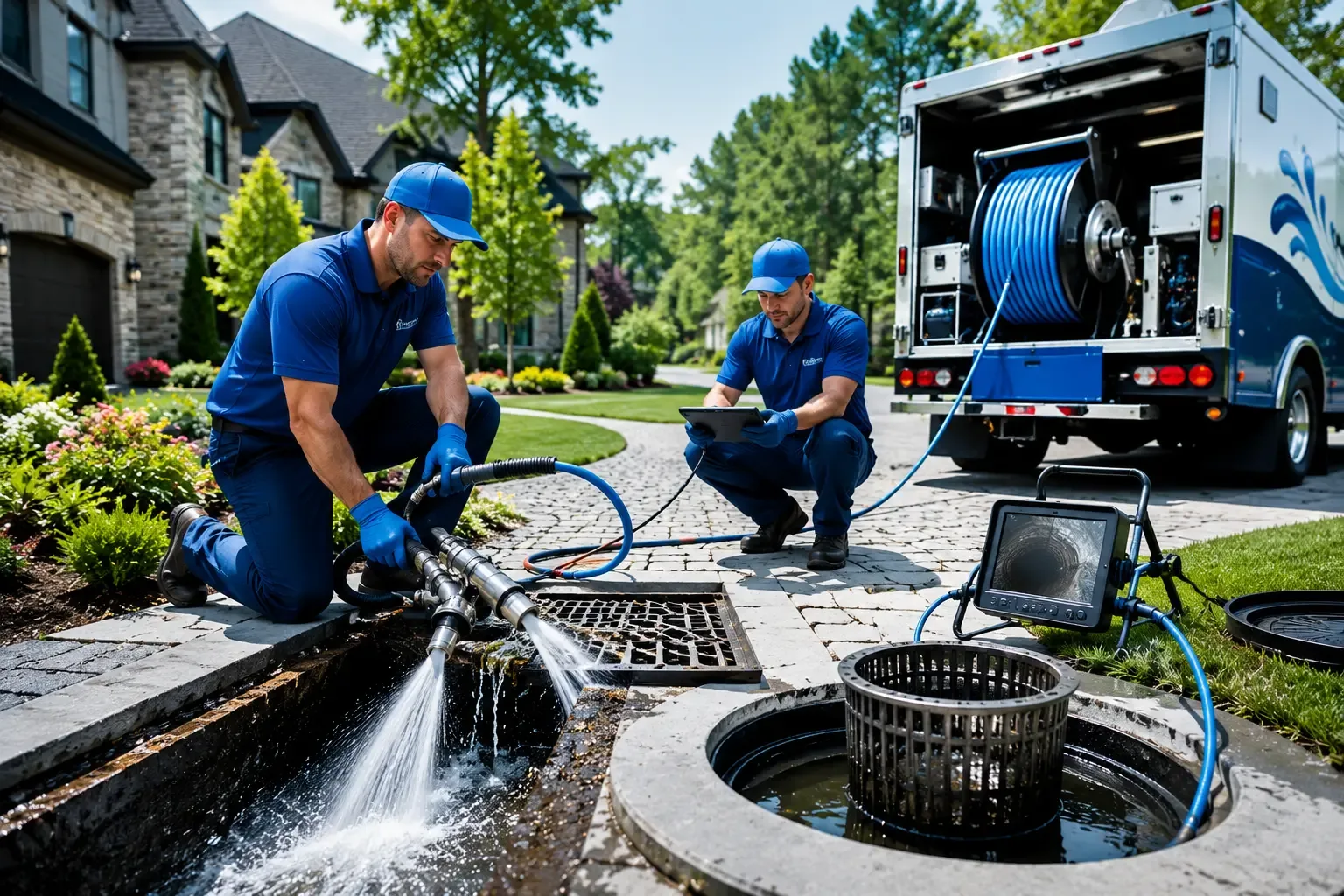 Local outdoor drain cleaning professionals in De Soto, WI