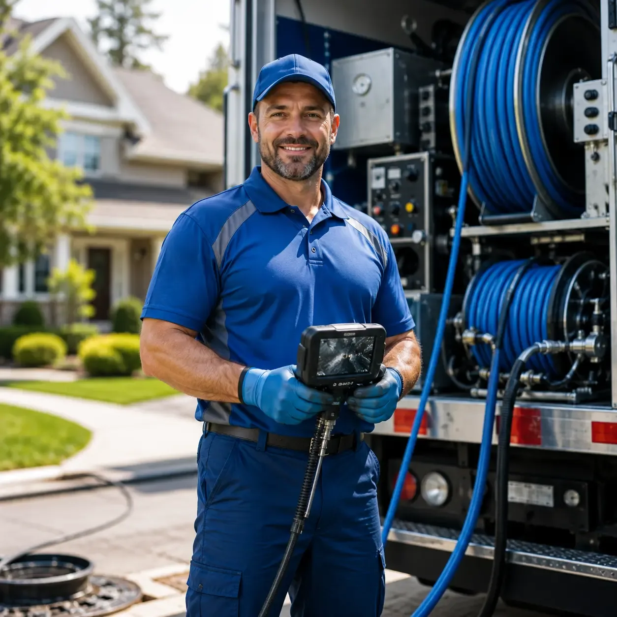 Local outdoor drain cleaning specialists in De Soto, WI